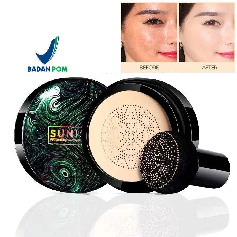 BPOM Sunisa Air Cushion Water Beauty Powder CC BB Cream Makeup Wajah Tutup Penuh Bekas Jerawat | AutoStock