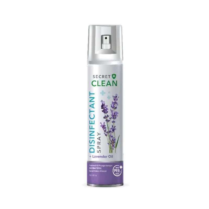 Jual Secret Clean Disenfectan Spray Lavender OIl 200ml | Shopee Indonesia
