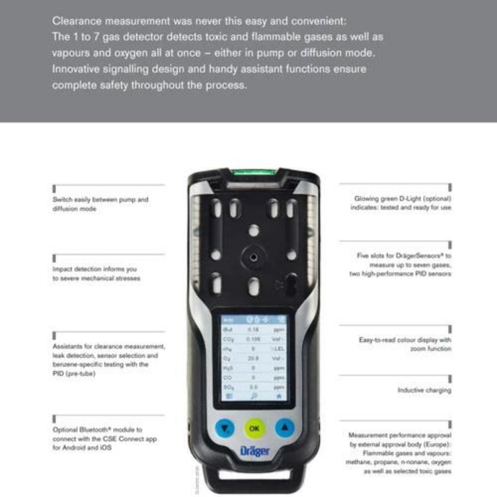 Jual DRAGER X AM 8000 GAS DETECTOR O2 CO H2S | Shopee Indonesia