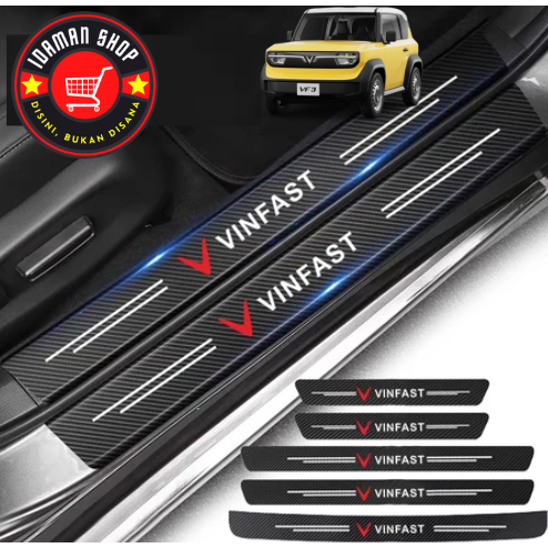 Jual Sticker Door Sill Plate Vinfast VF3 - Stiker Pelindung Pijakan ...