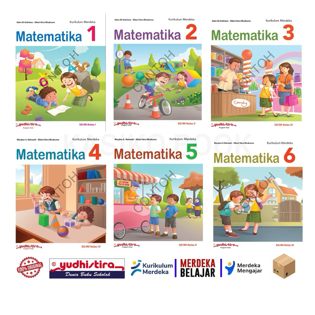 Jual ORIGINAL MATEMATIKA UNTUK SD KELAS 1 2 3 4 5 6 KURIKULUM MERDEKA ...