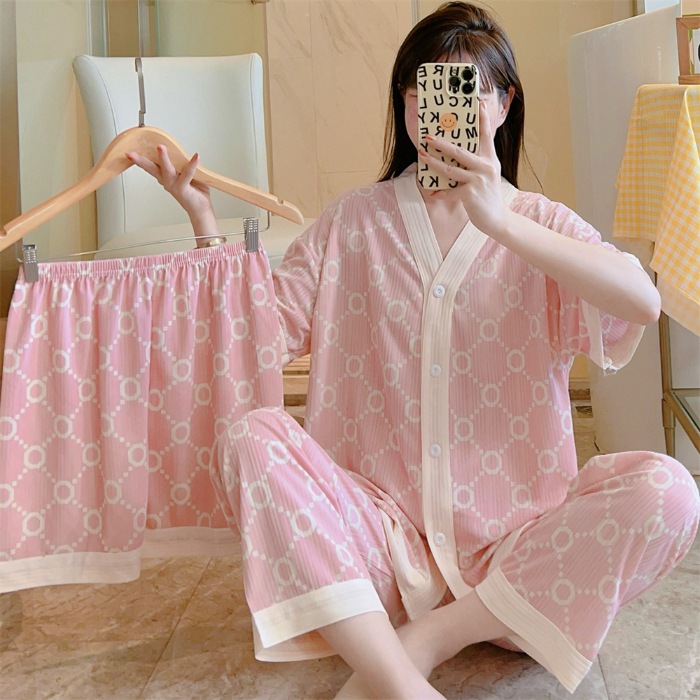 Jual MP Baju Tidur Set 3IN1 Piyama Perempuan Dewasa Model Kekinian ...