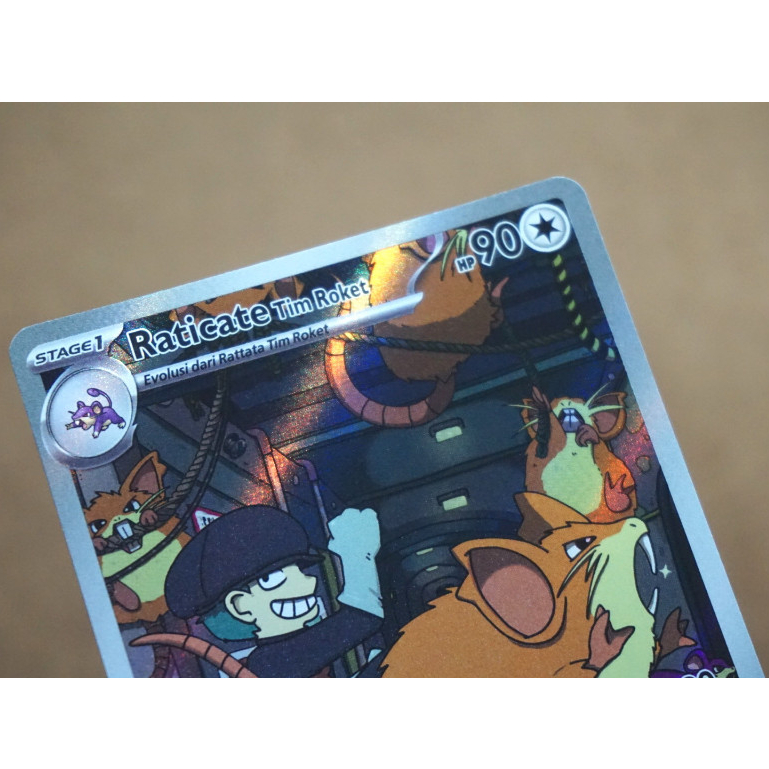 Jual Kartu TCG Pokemon Indonesia Kehadiran Juara : Raticate Tim Roket ...