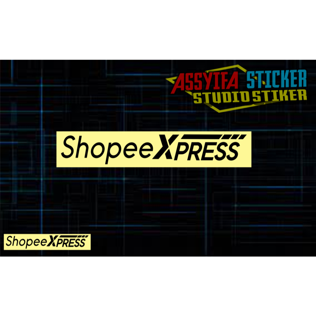 Jual Sticker Shopee Express Cutting Stiker Hologram | Shopee Indonesia