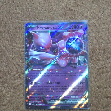 Jual Kartu TCG Pokemon Indonesia Kehadiran Juara : Mewtwo Tim Roket EX ...