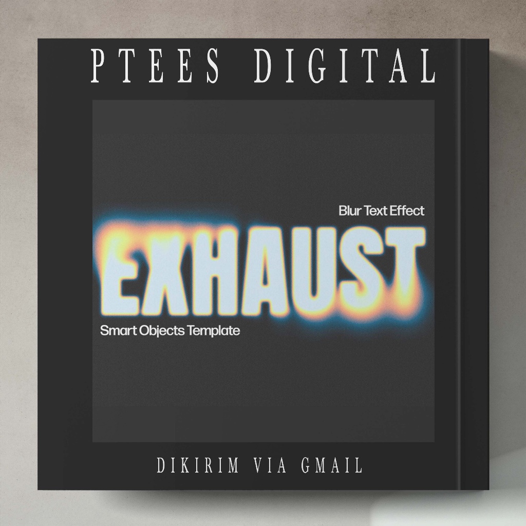 Jual PD0032 - EXHAUST BLUR TEXT EFFECT - PSD PHOTOSHOP | Shopee Indonesia
