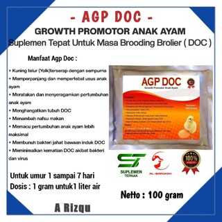 Jual AGP DOC-AGP Masa Brooding Ayam-Suplemen Ayam Broiler Masa Brooding ...