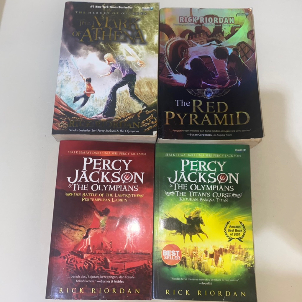 Jual Novel Rick Riordian: Percy Jackson & The Olympians Seri Ketiga ...