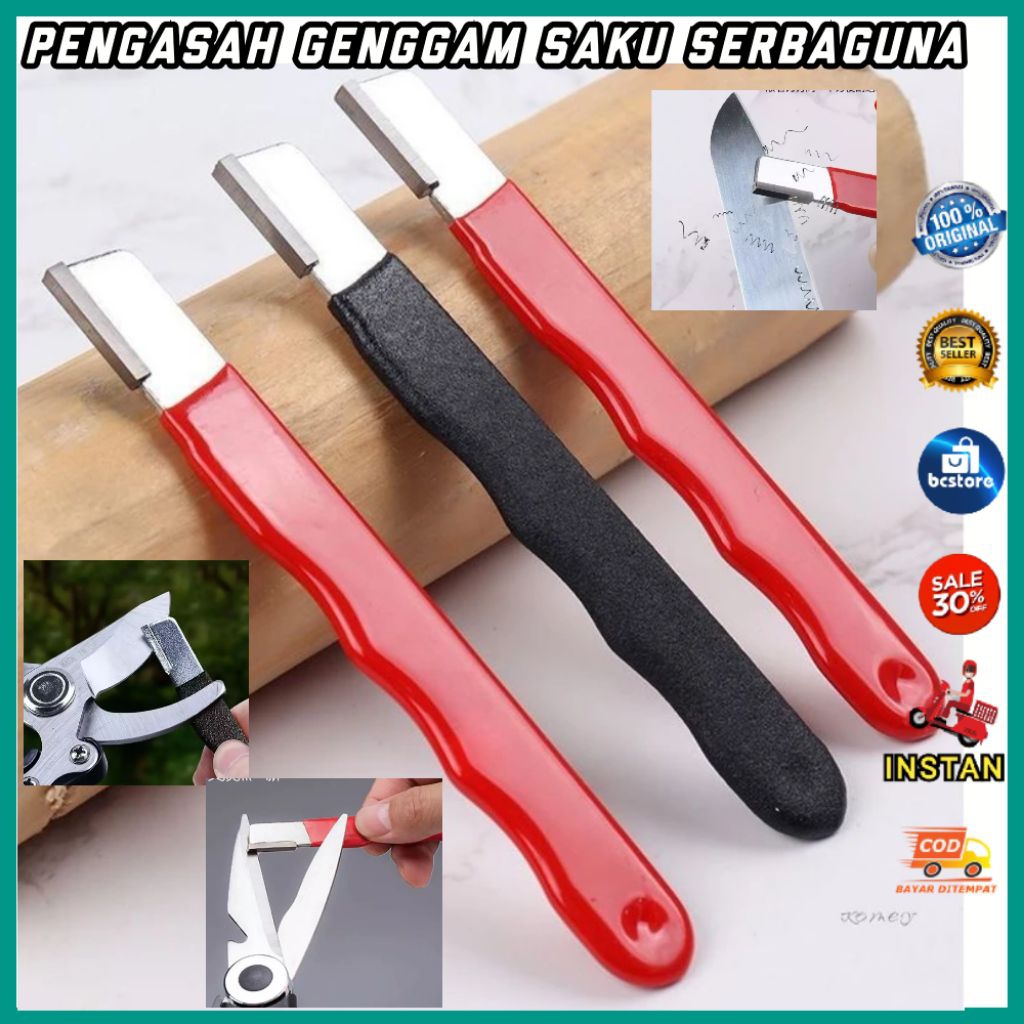 Jual Pengasah Pisau Saku Rautan Mini Gunting Pisau Alat Asah Portable ...