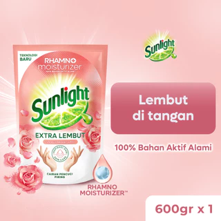 Sunlight Extra Lembut Sabun Cuci Piring 600gr