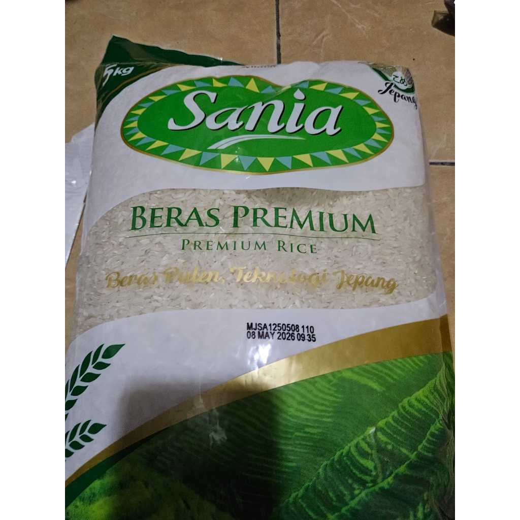 Jual Sania Beras Premium Kemasan 5Kg | Shopee Indonesia