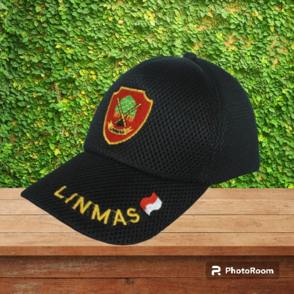 Jual TOPI LINMAS HITAM | Shopee Indonesia