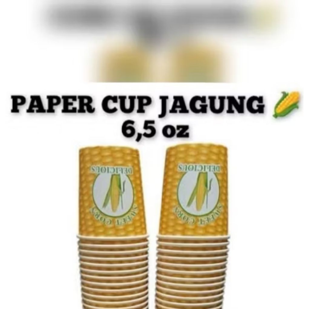 Jual Paper Cup 6,5 Oz 180 ml untuk usaha Sweet Corn / Jagung Jasuke ...