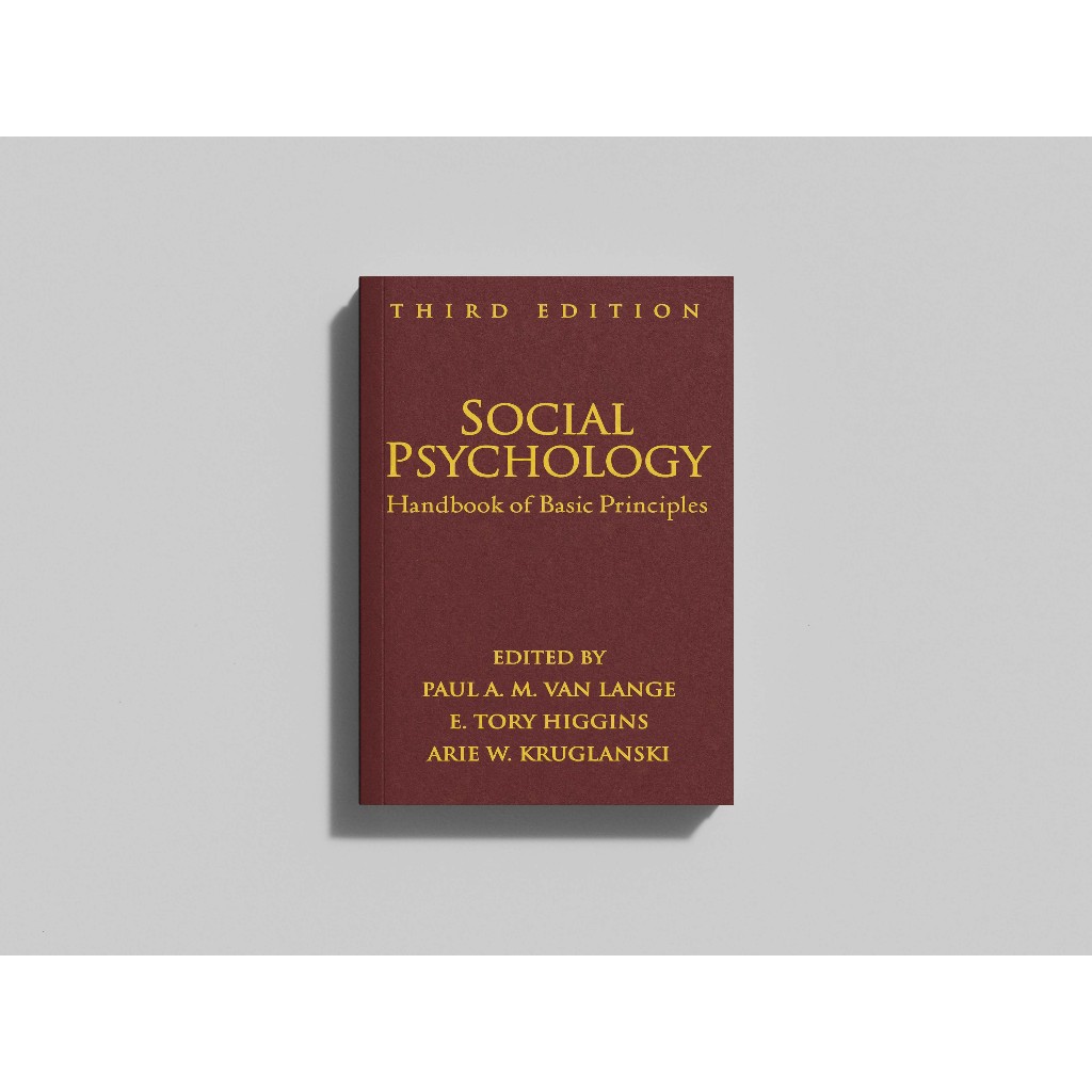 Jual Social Psychology, Third Edition Handbook of Basic Principles-The ...
