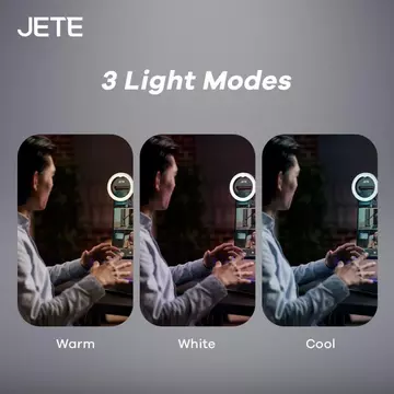 Ring Light Selfie JETE RL1 For Smartphone HP LED On With 3 Light Mode Garansi 2 Tahun