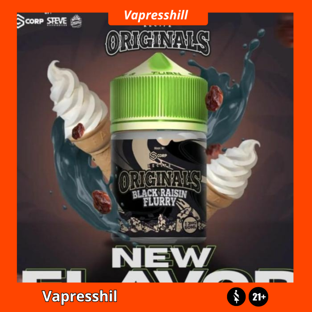 Jual RECIPE ORIGINALS V2 BLACK RAISIN FLURRY FREEBASE LIQUID 60ML ...