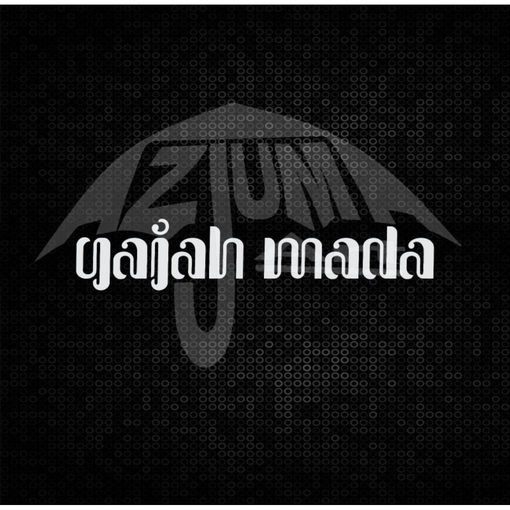 Jual Sticker Cutting Custom GAJAH MADA Ukuran 50x10 | Shopee Indonesia