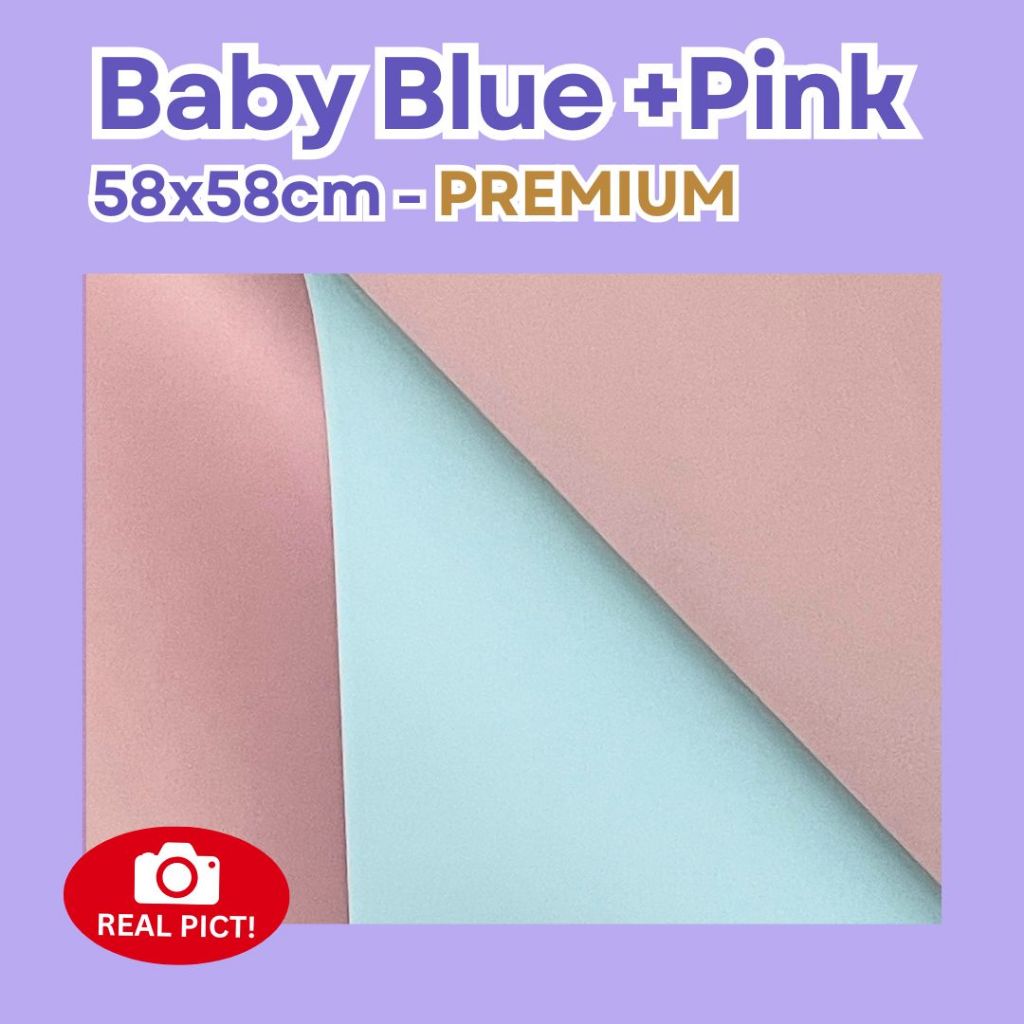 Jual [20 LEMBAR] Bi Color Full Color Cellophane Two Color Solid Dua ...