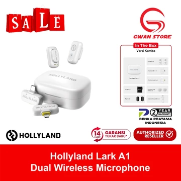 Hollyland Lark A1 Wireless Microphone Smartphone Android IPhone IPad Action Camera Laptop