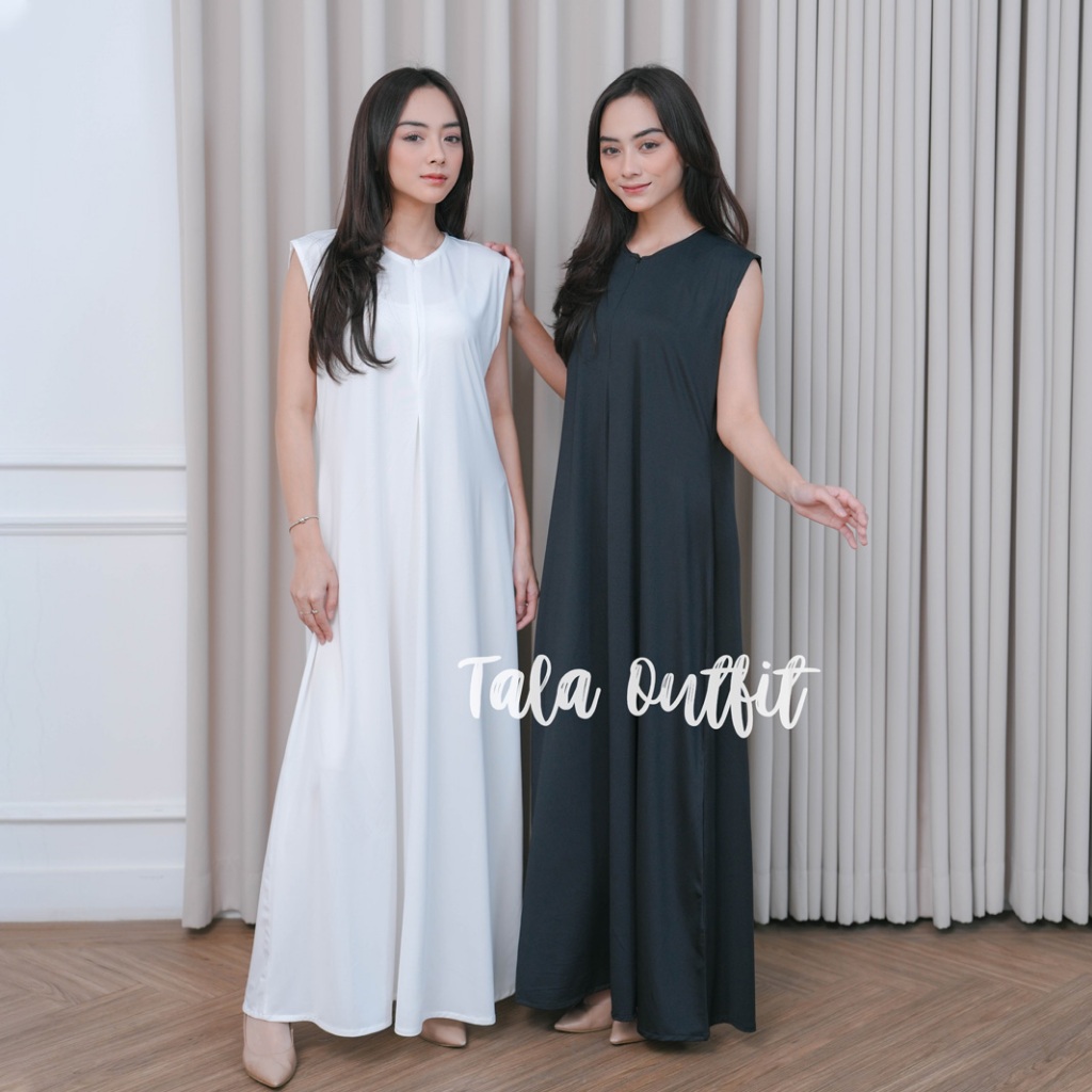 Jual ELORA Singlet Inner Dress By TalaOutfit | Basic Inner Maxi Singlet ...