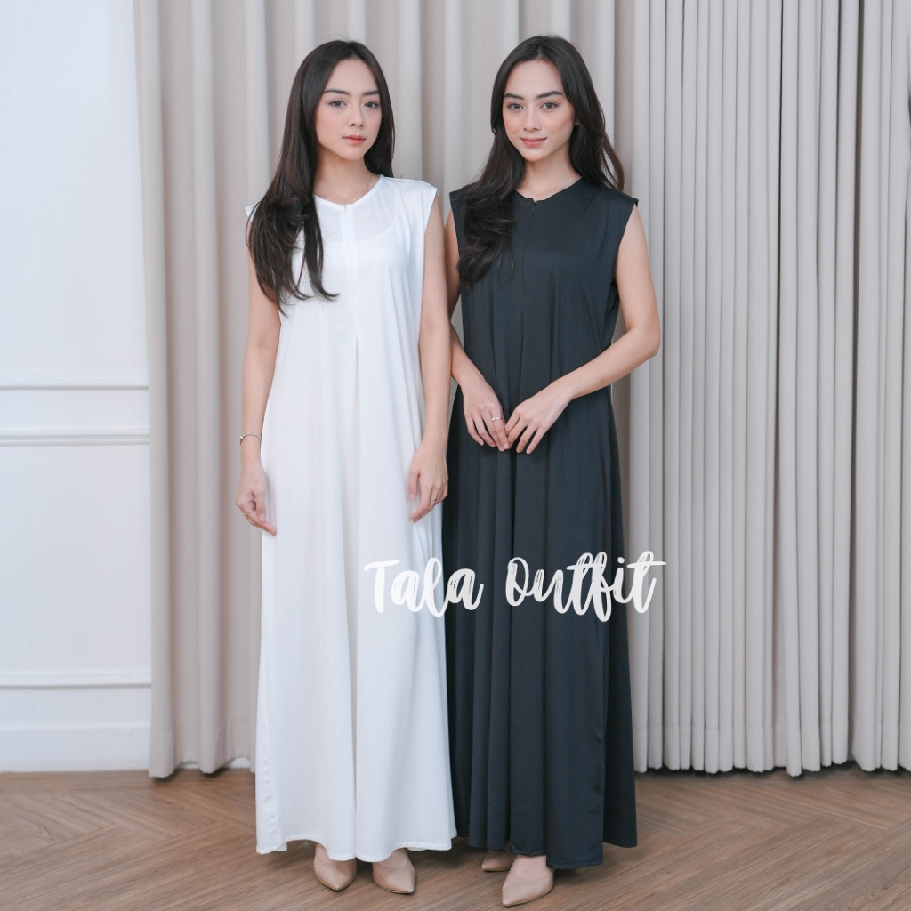 Jual ELORA Singlet Inner Dress By TalaOutfit | Basic Inner Maxi Singlet ...