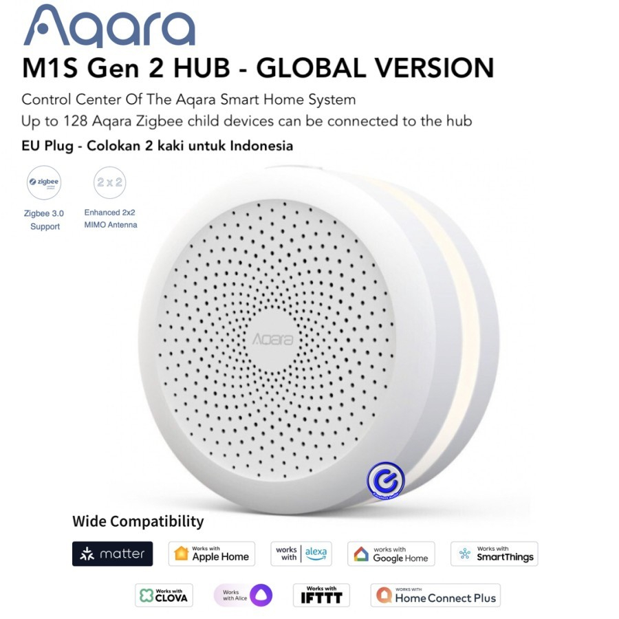 Jual Aqara M1S smart Hub gateway with RGB light home automation ...