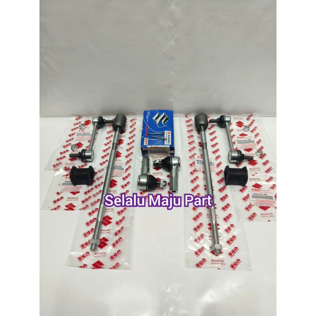 Jual Paketan Kaki Kaki Rack End Long Tie Rod Karet Stabil Suzuki APV ...