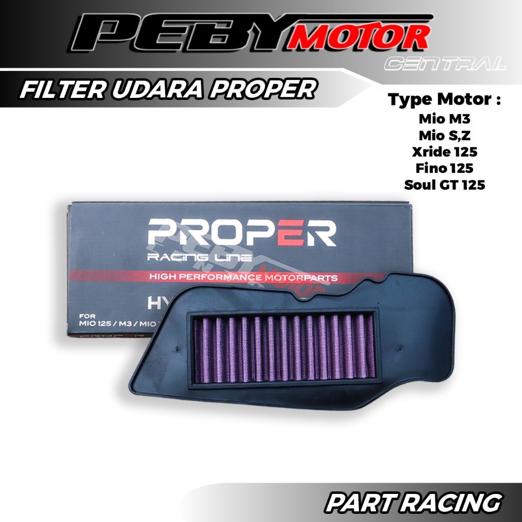 Jual Filter Udara Mio m3 z S Soul GT 125 Fino 125 Xride 125 PROPER ...