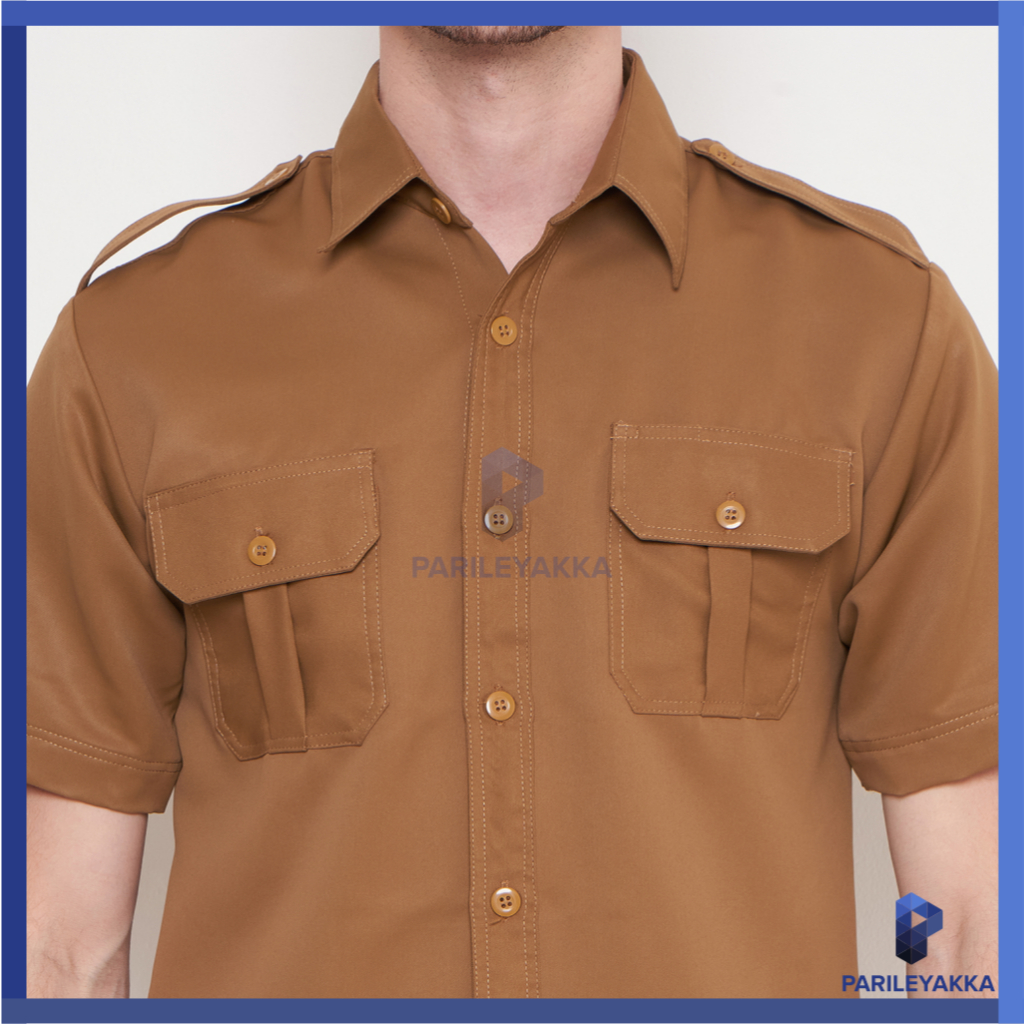 Jual Kemeja Seragam Pakaian Dinas Harian PDH Khaki Pemda Pemkot Pemkab ...