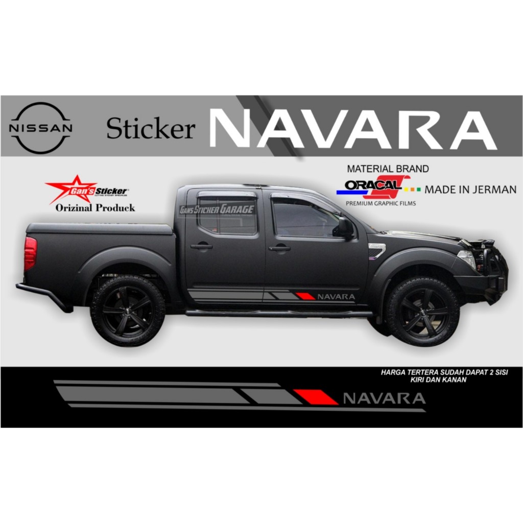 Jual Sticker Nissan Navara Variasi Sticker Minimalis All New Nissan ...