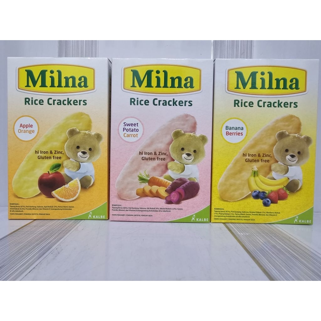 Jual Milna Baby Rice Crackers 20g | Shopee Indonesia