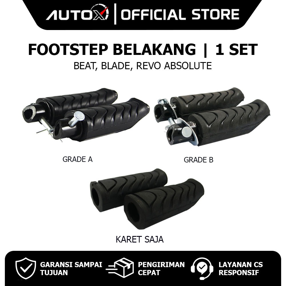 Jual Footstep Belakang Beat FI & Revo Absolute & Blade & Spacy Bustep ...