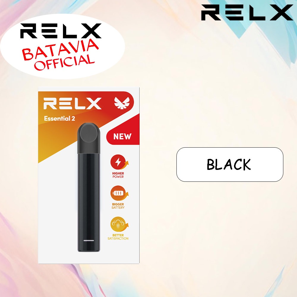 Jual RELX ESSENTIAL 2 DEVICE KIT - BLACK | Shopee Indonesia