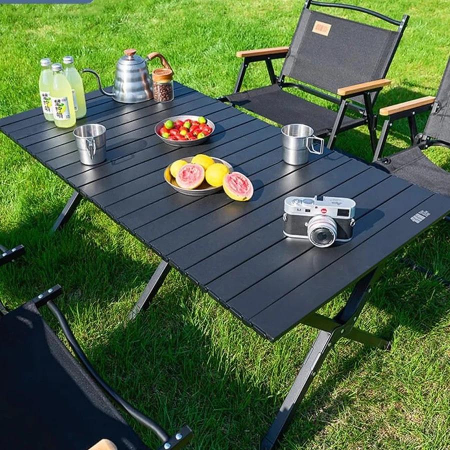 Jual ShinTrip Meja Lipat Portable Camping Folding Table Aluminium 90 x ...