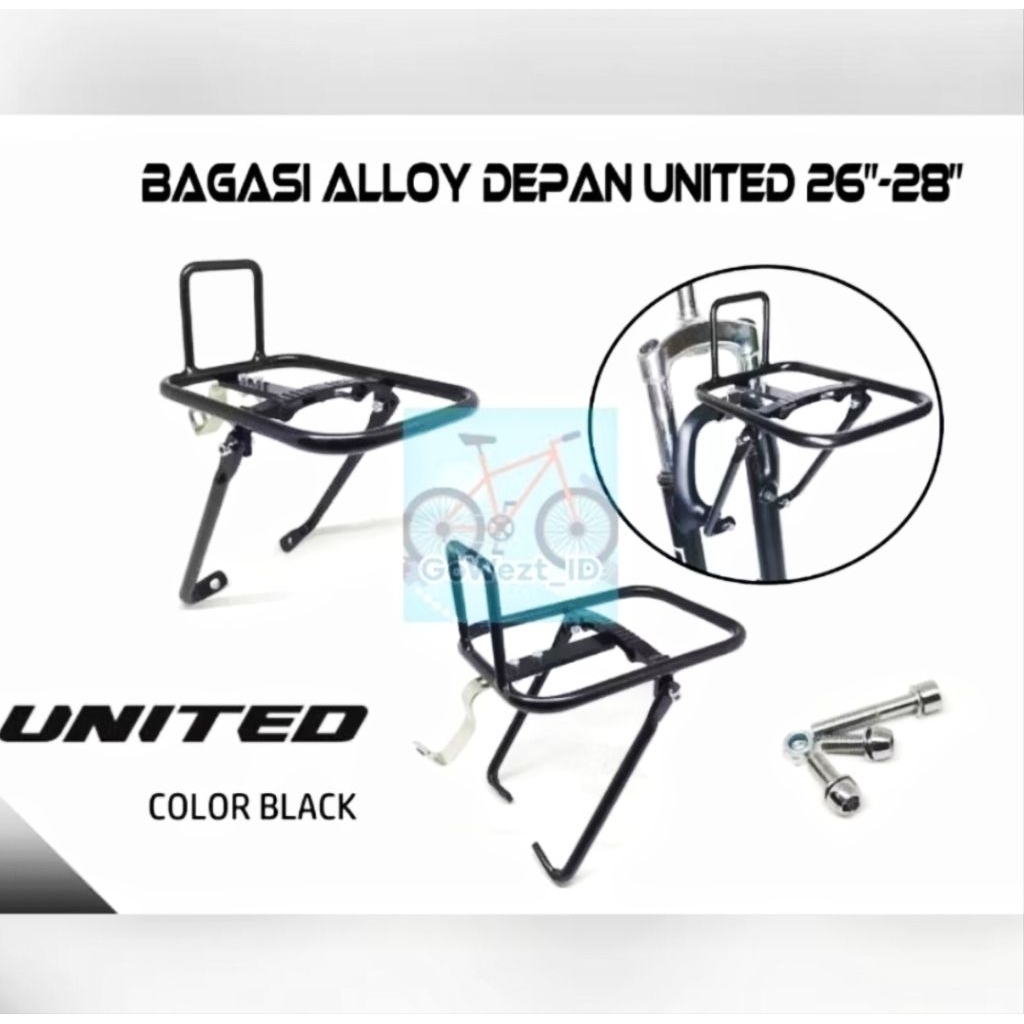 Jual Rak Bagasi Depan Sepeda MTB Federal Ukuran 26inch United Alloy ...