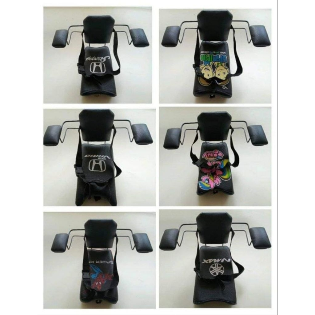 Jok Bonceng Anak Model Sandaran Untuk Motor Matic Dan Bebek| Safety Belt - foto 2
