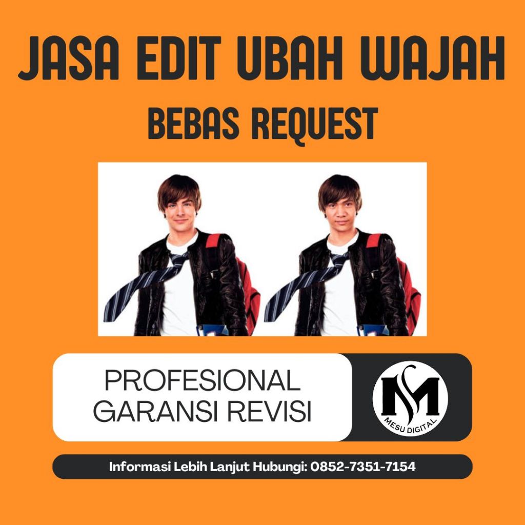 JASA EDIT FOTO UBAH WAJAH (Per Wajah)