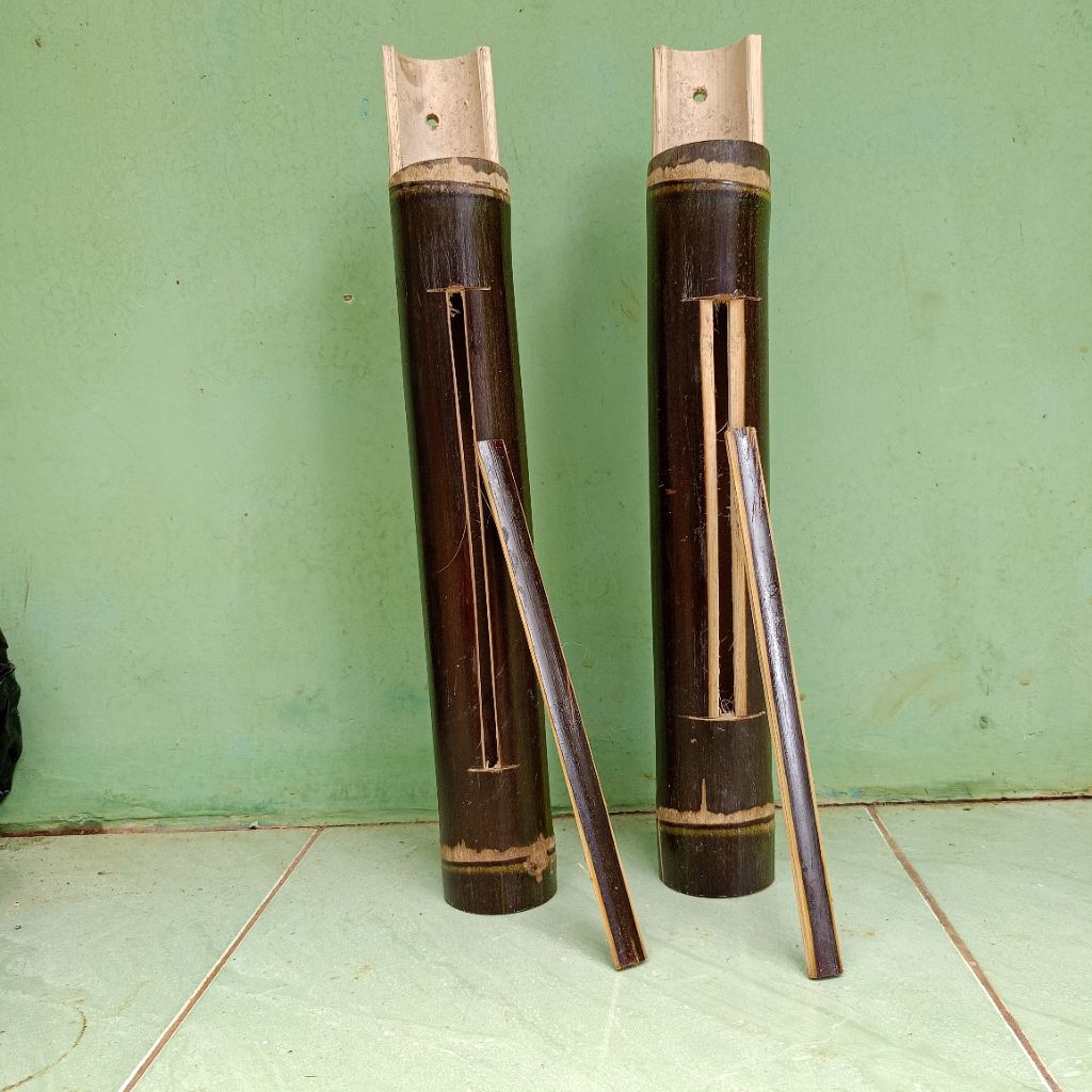 Jual Kentongan Bambu/Kentongan Bambu Hitam/ Alat Ronda/Alat Peringatan ...