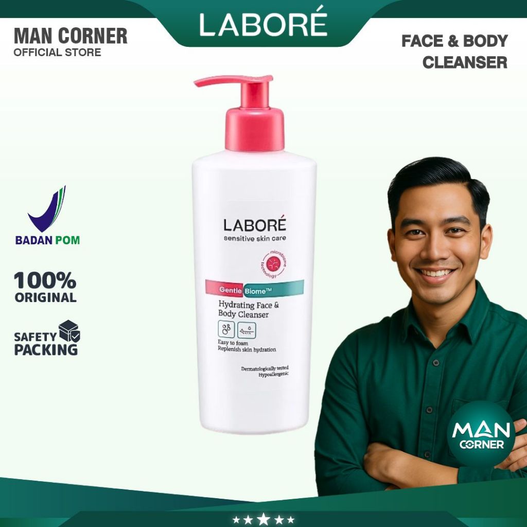 Jual Labore GentleBiome Hydrating Face & Body Cleanser 250 ml | Man ...