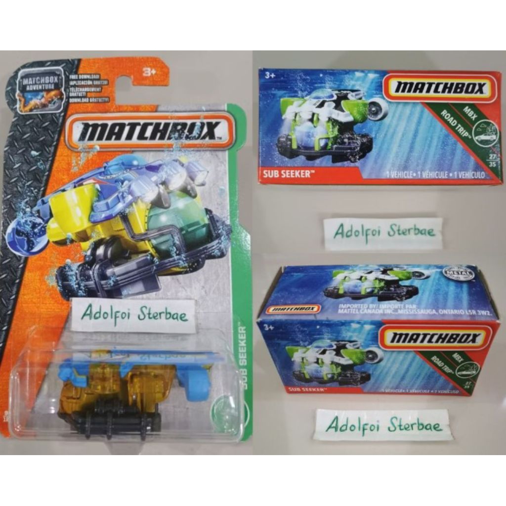 Jual matchbox sub seeker adventure submarine kapal selam box kotak mbx ...