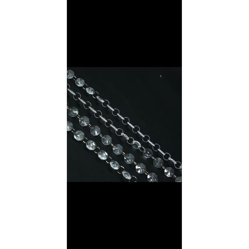 Jual Kristal ronce, kristal akrilik, panjang 1m untuk dekorasi ...