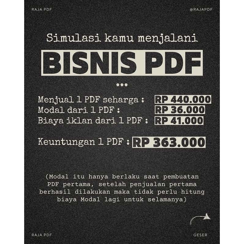 Jual RAJAPDF | Raja pdf + UPDATE & GRUP TELE VIP 100 Juta/Bulan dari ...
