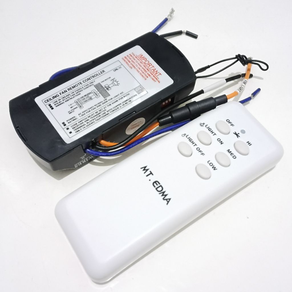 Jual Remote Control 1 + Receiver Kipas MT.EDMA METRO CAMERON TRIDEN ...