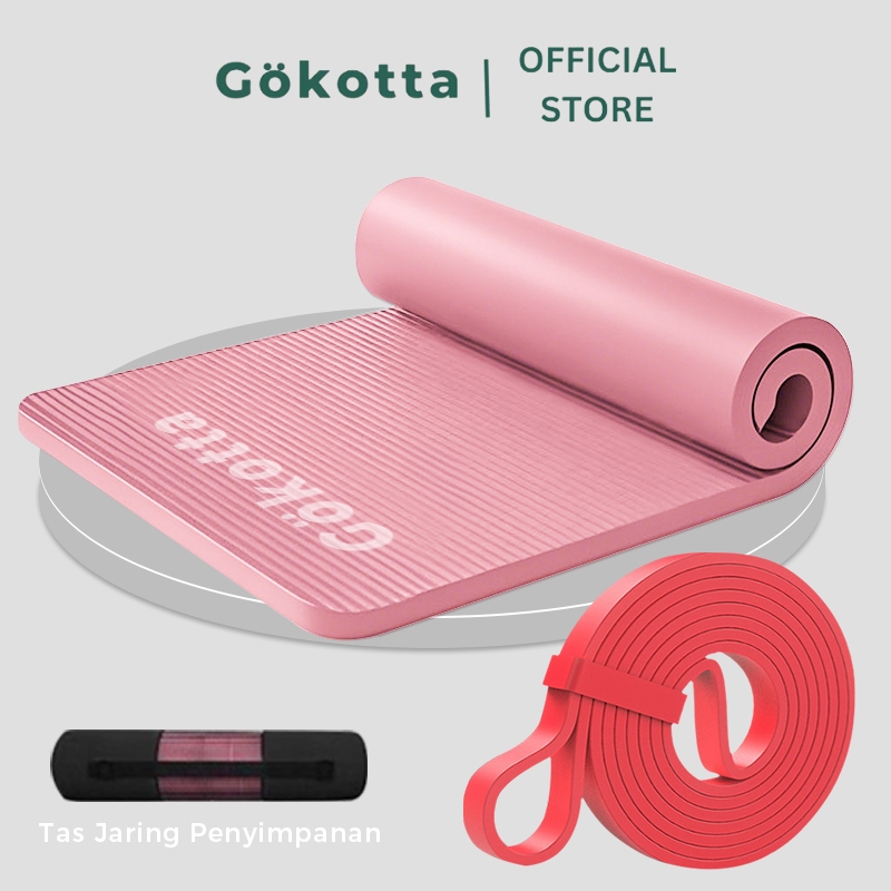 Jual GOKOTTA 3 In 1 Paket Olahraga/ Paket Matras Dengan Resistance Band ...