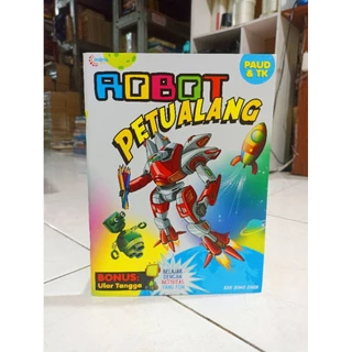 OBRAL BUKU MURAH ORIGINAL / BUKU ANAK / AKTIVITAS ANAK / ROBOT PETUALANG / BEST SELLER / PAUD & TK / MENULIS /
