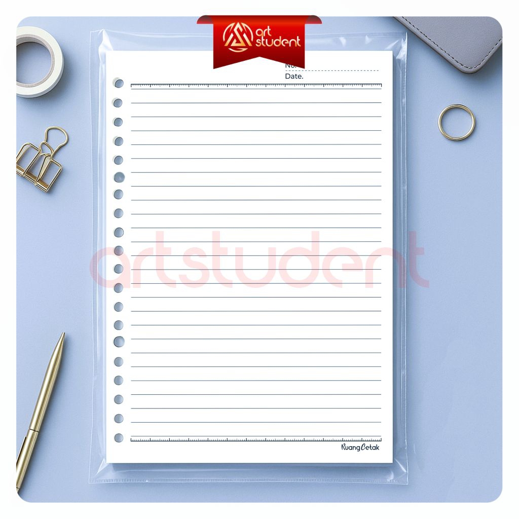 Jual Notebook Refill 50 Lembar / Kertas Isi Ulang / Loose Leaf A5 ...