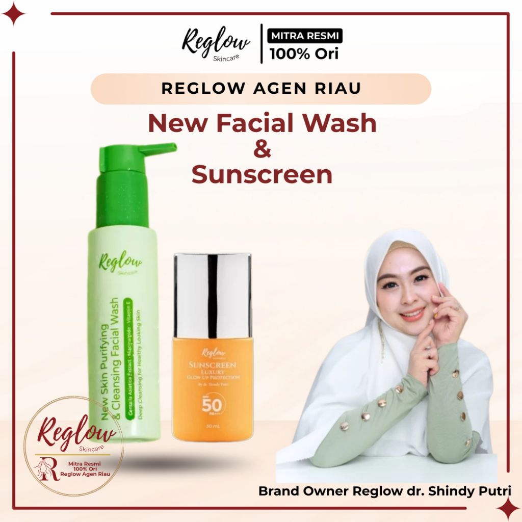 Jual Reglow Official Mitra - Reglow Skincare New Facial Wash ...