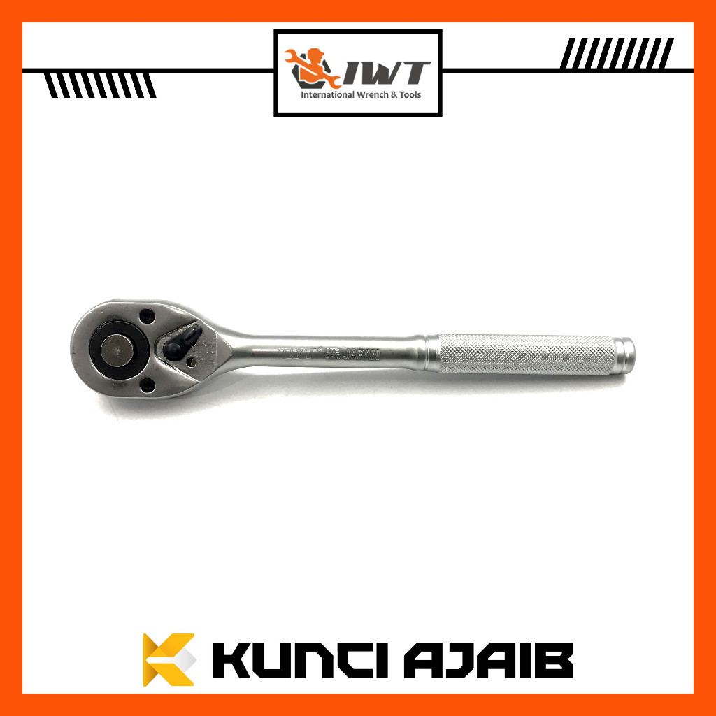 Jual IWT LITE Gagang Sok Rachet 1/2DR 10 Inch - Ratchet Handle Kunci ...