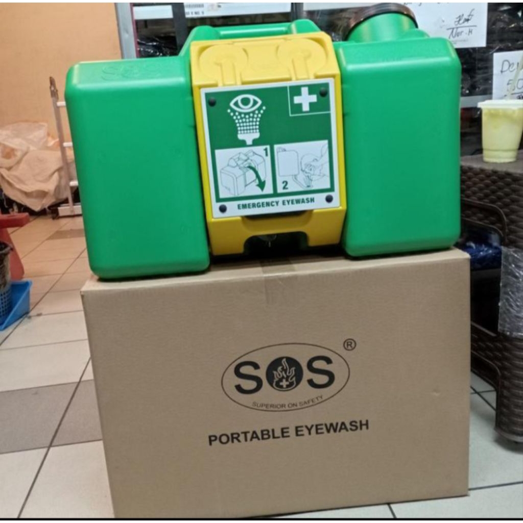 Jual Emergency Eyewash Portable SOS 9 Galon / Eye Wash Portable SOS ...