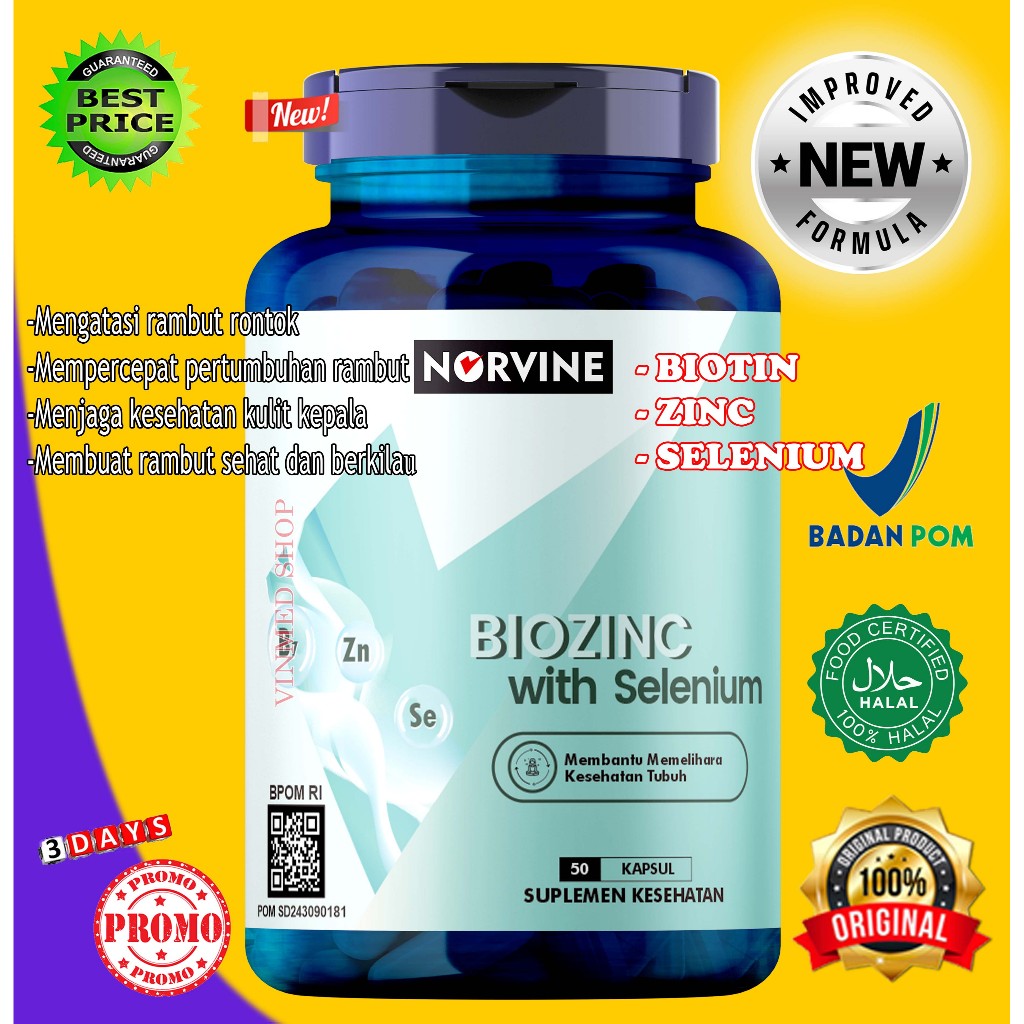 Jual Norvine Saw Palmetto DHT Blocker isi 60 Capsules BPOM | Shopee ...